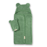 Hooded Towel + Wash Mitt Set - Greige Goods