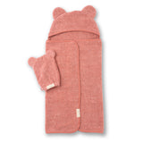 Hooded Towel + Wash Mitt Set - Greige Goods