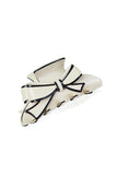 Two Tone Bow Hair Claw - Greige Goods