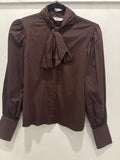Byidol Bow Shirt - Greige Goods