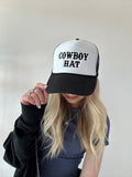 "Cowboy Hat" Trucker Hat - Greige Goods