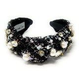 Eira Jeweled Headband - Greige Goods