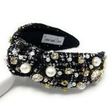 Eira Jeweled Headband - Greige Goods
