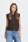 The Coffee Date Vest - Greige Goods