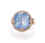 Jayne Crystal Trimmed Ring - Greige Goods