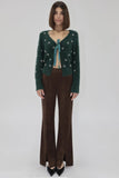 Serafina Front Tie Cardigan - Greige Goods