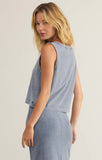 Sloane V-Neck Top - Greige Goods