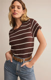 Foundation Stripe Tee - Greige Goods
