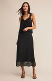 Uma Lace Satin Cami - Greige Goods