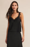 Uma Lace Satin Cami - Greige Goods