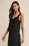 Uma Lace Satin Cami - Greige Goods