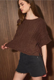 Coffe Shop Knit Top - Greige Goods
