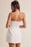 The Blair Mini Dress - Greige Goods