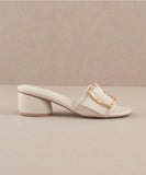 The Tucson Low Heel - Greige Goods