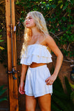 Tiered Tube Crop Top - Greige Goods