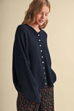 The Gameday Staple Cardigan - Greige Goods