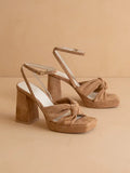 The Zoey Heel - Greige Goods