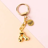 Bubble Letter Keychain - Greige Goods