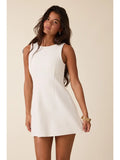 The Uptown Mini Dress - Greige Goods