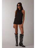 The Midnight Twist Top - Greige Goods
