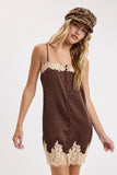 Chocolate Truffle Lace Mini - Greige Goods