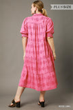 Curvy Girl Tiered Maxi Dress - Greige Goods