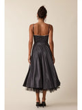 Polka Dot Lace Dress - Greige Goods