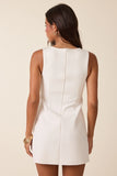 The Uptown Mini Dress - Greige Goods