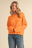 The Gameday Staple Cardigan - Greige Goods