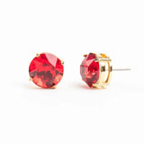 Cleo Crystal Earrings - Greige Goods