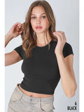Ribbed Baby Tee - Greige Goods