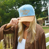Cowboy Hat - Denim Trucker - Greige Goods