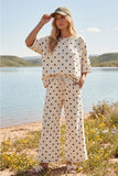 Scuba Polka Dot Set - Greige Goods