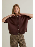 Short Sleeve Sweater Cardigan