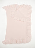 Ruffle Knit Baby Blanket - Greige Goods