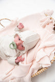 Ruffle Knit Baby Blanket - Greige Goods