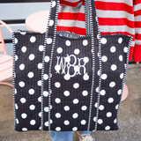 Quilted Print Tote Bag
