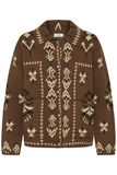 Byorlia Jacquard Cardigan - Greige Goods
