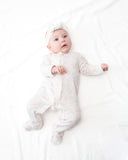 Puff Sleeve Baby Snap Romper - Greige Goods