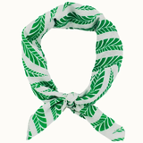 Chic Neckerchief Scarf, Versatile, 70 X 70cm - Greige Goods
