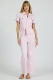 The Riveter Jumpsuit - Greige Goods