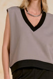 The Uptown Contrast Vest