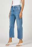 The Lasso Barrel Jean - Greige Goods