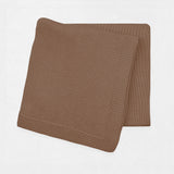 Flat Knit Baby Blanket - Greige Goods