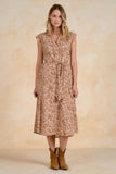 Autumn Bloom Midi Dress
