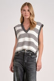 Deep V Sweater Vest - Greige Goods