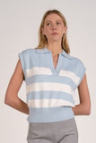 Sleeveless Collared Sweater - Greige Goods