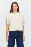 Maddox Tee - Oatmeal - Greige Goods
