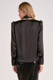 Long Sleeve Scarf Blouse - Greige Goods