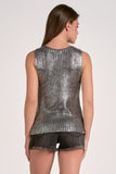 Metallic Crewneck Sweater - Greige Goods